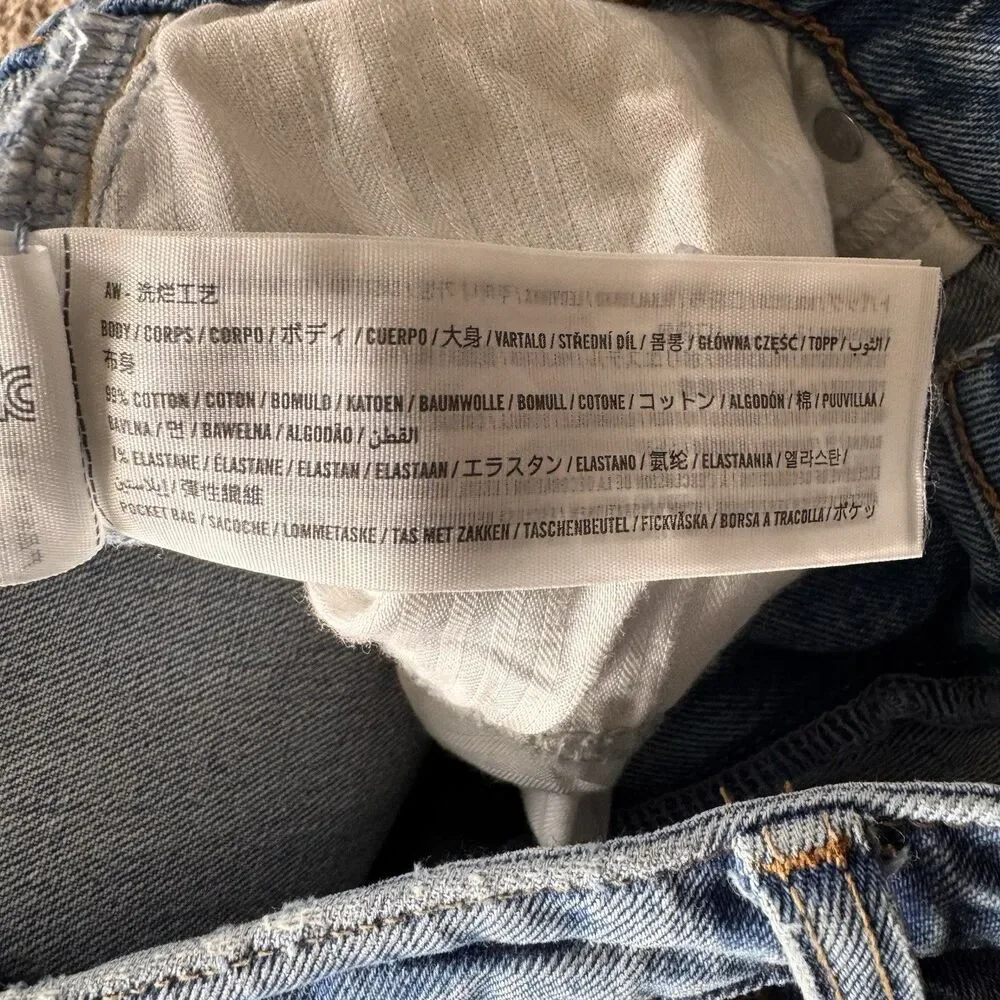 Abercrombie & Fitch Jeans Womens 28 Regular Vintage Flare High Rise Curve Love - Picture 4 of 8